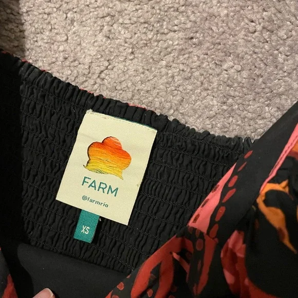 FARM Rio Black Tropical Magic Mini Dress - Picture 4 of 4